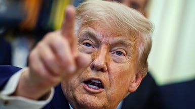 US President Donald Trump during a coal announcement in the Oval Office of the White House in Washington, DC, US, on Thursday, June 4, 2026. Trump said he would marshal hundreds of millions of US taxpayer dollars behind his bid to revitalize the coal industry in America, steering funds to build new power plants, sustain existing operations and construct an export terminal in California. Photographer: Samuel Corum / Sipa / Bloomberg