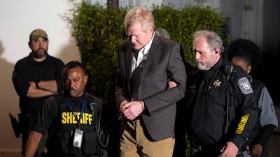 Alex Murdaugh, the scion of an influential legal family, convicted of murdering his wife and son, in Walterboro, South Carolina. AP