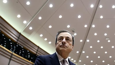 European Central Bank president Mario Draghi will meet ECB policymakers in Frankfurt on September 7 to discuss the path of their bond-buying programme. Francois Lenoir / Reuters