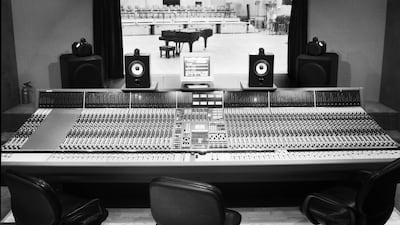 The mixing desk in the control room overlooking Studio One where The Beatles, Oasis and Deep Purple have all recorded. Photo: Phil Dent / Redferns