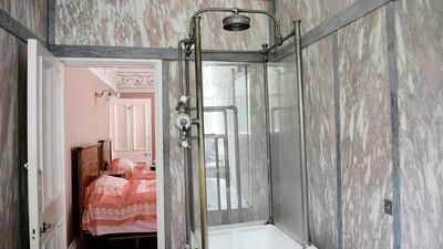 An antique on suite bathroom in Pineheath. The world inhabited by Sir Dhunjibhoy and Lady Bomanji has been found almost perfectly preserved in their 40-bedroom mansion in the picturesque spa town of Harrogate.