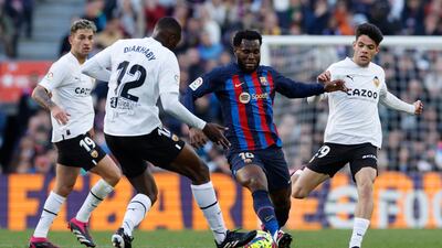 SUBS: Franck Kessie 6 - On for De Jong at half time. Ran hard. Needed to. Reuters