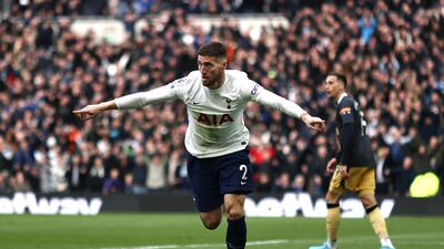 Doherty celebrates after scoring. Getty