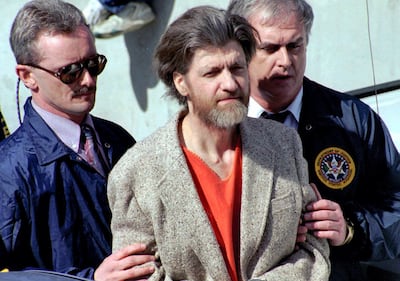 Ted Kaczynski, better known as the Unabomber, served a life sentence in the US for bombings that killed three people and injured 23 over 17 years. AP