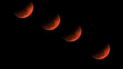 A multiple exposer photo at Golaghat in Assam, India. AFP