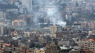 An Israeli strike in Lebanon. The economic cost of the Middle East conflict goes beyond what indicators can measure, the World Bank says. Getty Images
