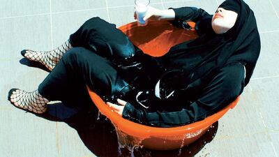 Fatima Serri's images tackle issues of sexism and the pressures women face in a conservative community. Fatima Serri