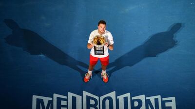 Stanislas Wawrinka became the first man to beat Rafael Nadal and Novak Djokovic in the same grand slam tournament. William West / AFP