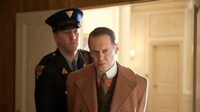 Steve Buscemi, right, was nominated for Outstanding Lead Actor in a Drama Series for his role as Nucky Thompson on Boardwalk Empire. Macall B Polay / AP Photo / HBO