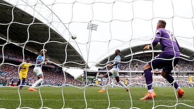 Kante scores their first goal. Action Images / Reuters
