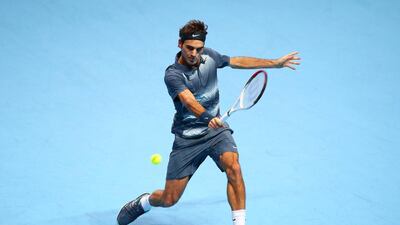 Roger Federer of Switzerland dispatched Richard Gasquet at the ATP Tour Finals, then took time during his news conference to call for stricter drug testing by the tour, something world No 2 Novak Djokovic has also brought up this week. Jan Kruger / Getty Images