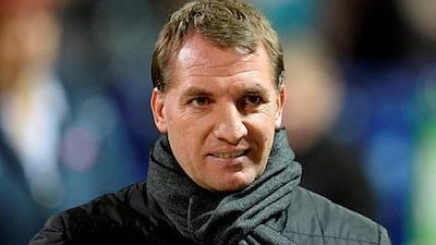 Liverpool manager Brendan Rodgers is pictured during the FA Cup fourth round replay football match between Bolton and Liverpool at the Reebok Stadium in Bolton, on February 4, 2015. AFP PHOTO/OLI SCARFF