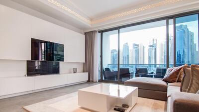 Having been completed by developer Bonyan Emirates in 2005, the building was one of the first completed in Dubai Marina. Courtesy Luxhabitat
