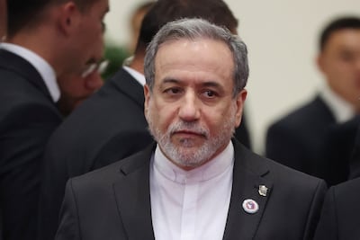 Iranian Foreign Minister Abbas Araghchi has clashed with his French counterpart on X. AFP
