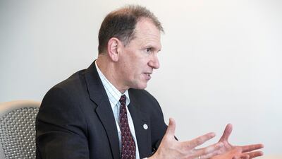 Mark Finley, BP's general manager for Global Energy Markets & US Economics. Antonie Robertson / The National