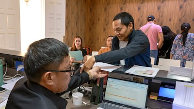 The Philippines embassy is among the missions in the UAE offering support as Iranian launches attacks across the region. Victor Besa / The National