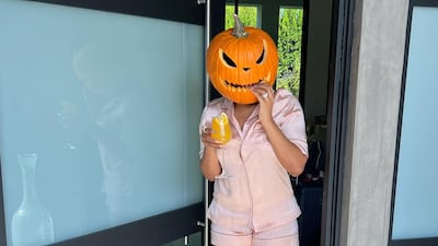 Megan Thee Stallion as Megan Thee Pumpkin. Photo: @theestallion / Instagram