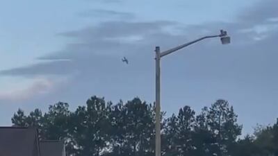 The pilot was flying the stolen plane in an erratic, zigzag pattern centred around Tupelo, a US city of about 40,000. AP.