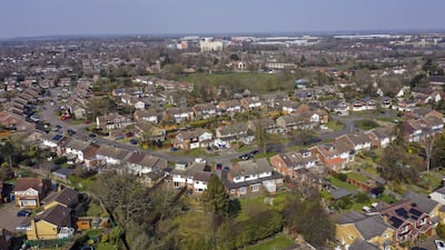 Leverstock Green, near Hemel Hempstead, England. The Bank of America said defaults on mortgages have plunged because lending criteria have been tightened so strictly as to remove risk almost entirely from the system. PA