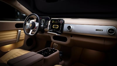 The interior of a bespoke Luce. AFP