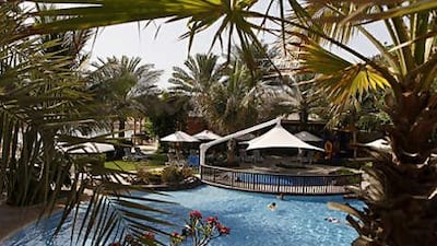 The Sheraton Abu Dhabi Hotel and Resort has an "all you can eat and drink" offer during live telecasts of World Cup games.