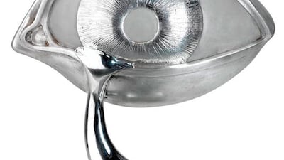 Lorenzo Quinn’s sculpture of a human eye sold at Dubai International Film Festival’s Global Gift Gala sold $55,000.