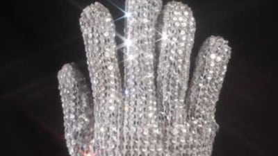 Michael Jackson's famous white glove.
