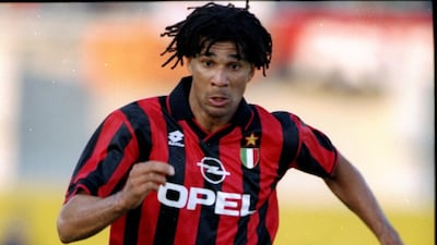 Ruud Gullit during a Serie A match against Padova in 1994. Allsport