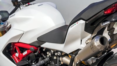 The seating position makes for a pleasant commuter ride. Antonie Robertson / The National