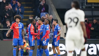 Michael Olise opened the scoring for Crystal Palace against Manchester United. PA