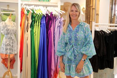 Lucy Gibson, owner and founder of Sand Dollar, first worked as a shop assistant at the age of 15. Pawan Singh / The National