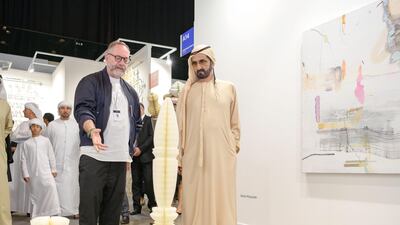 Sheikh Mohammed bin Rashid visited Art Dubai.