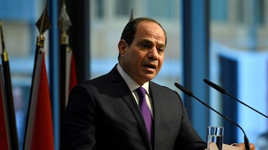Egypt's President Abdel Fattah El Sisi says reconstruction of the Gaza Strip 'must begin immediately'. Reuters