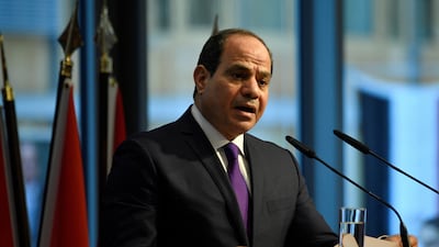 Egypt's President Abdel Fattah El Sisi asked US President Donald Trump to end the war in Gaza. Reuters