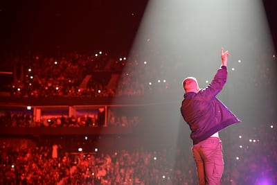 The band sold out the 18,000-seat Etihad Arena in 2023. Khushnum Bhandari / The National