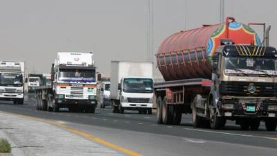 A reader says lorries should be forced to pull over during poor weather conditions. Randi Sokoloff / The National