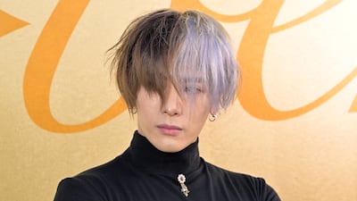 Hong Kong rapper Jackson Wang at the Louis Vuitton menswear spring/summer 2024 show. Getty Images