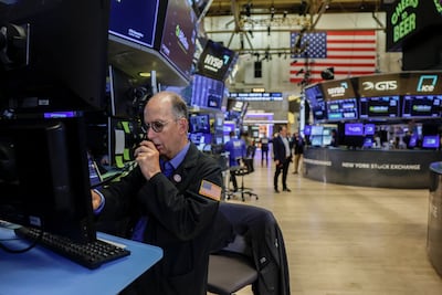 A trader works on the floor of the New York Stock Exchange. Reuters