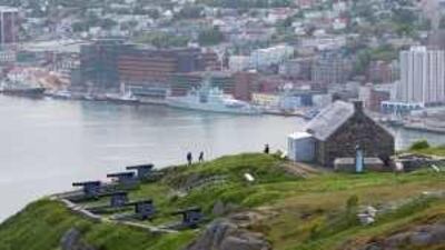 A view of the city of St John's from Signal Hill. The oil sector of Newfoundland accounts for 35 per cent of the province's gross domestic product.