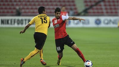 MIDFIELD - MAJED HASSAN (Al Ahli): When Hassan made his first appearance for the Ahli senior team four years back, he was only 17, but even in his brief appearances then, he caught the eye for his combativeness. Fearless, he seemed not too worried about upsetting some of the senior pros with his bone-crushing tackles. He has mellowed some through the years, but only a bit. His Gennaro Gattuso-like aggression has seen him booked six times this season, but his commitment is a priceless asset. Sarah Dea / The National
