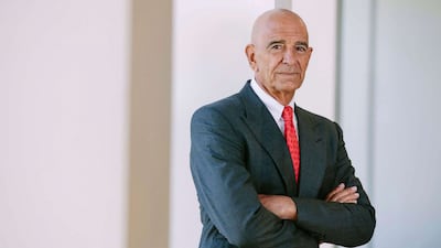 Tom Barrack has travelled to Iraq for the first time as special envoy to the country