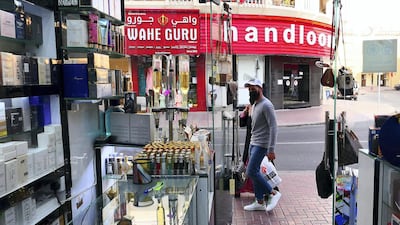 It gets busier in Meena Bazaar after iftar time and shop owners expect more customers next week, closer to Eid time