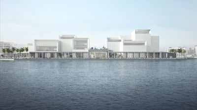 Jameel Arts Centre, northside view from the Creek. Courtesy of Serie Architects