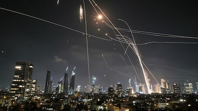 Israel's existing Iron Dome system has been used to intercept thousands of rockets since the Gaza war broke out two years ago. AP