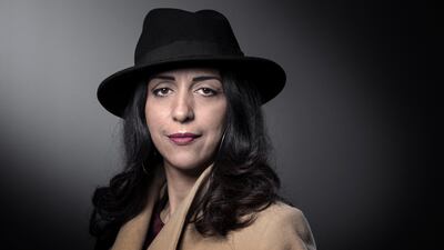 French writer and feminist activist Henda Ayari, poses during a photo session in Paris, on November 24, 2017. She told Le Parisien newspaper that she was raped by Islamic scholar Tariq Ramadan. Joel Saget / AFP Photo