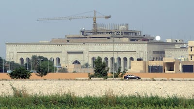 The US embassy complex in Baghdad. AFP / STR