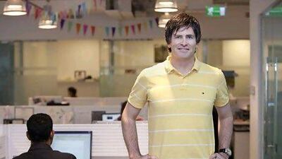 Dan Stuart, the co-founder of GoNabit, says they did not really expect international interest for their daily deals website. Jaime Puebla / The National