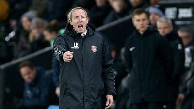 Manager Lee Bowyer saw his Charlton side lose at Swansea on Thursday and they now sit just five points clear of the Championship relegation zone. PA