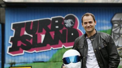 British race car driver Ben Collins was The Stig on Top Gear for eight years. Jim Ross for the National