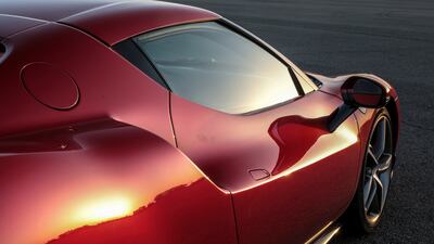 Solid haunches on the 296 GTB.